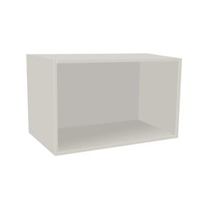 Kaboodle 500-599mm White Pepper Customisable Open Slimline Shelf