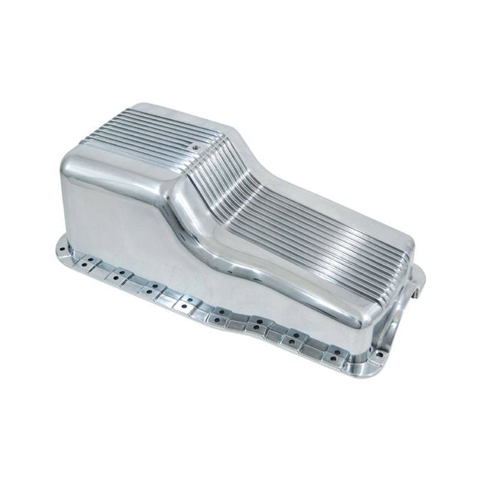 Polished Finned Aluminium Oil Pan, Ford Windsor 289 302