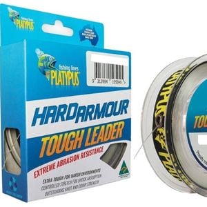 40m Spool of 150lb Platypus Hard Armour Tough Leader - Monofilament Fishing Leader