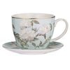 2pc Ashdene Elegant Rose 310ml Fine Bone China Cup & Saucer Set - Mint