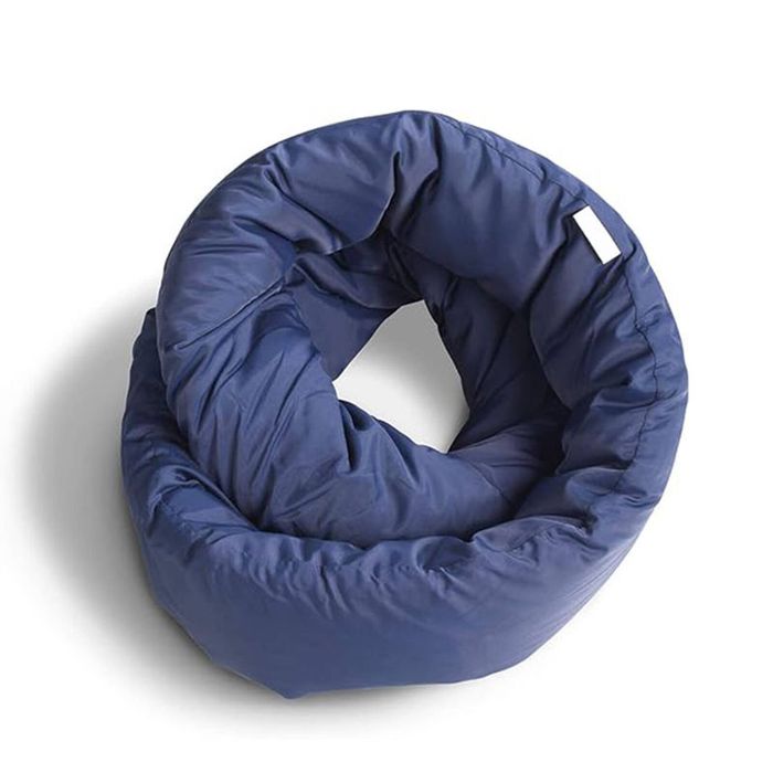 Catzon Travel Neck Pillow Versatile Soft 360 Support-Navy Blue