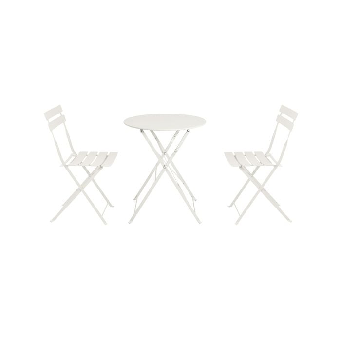 Marquee 3 Piece Coconut Troca Bistro Steel Setting