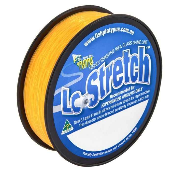 Platypus Lo-Stretch Mono Fishing Line Orange 500m 8kg