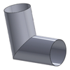 Fielders 75mm Zinc Round Downpipe Shoe