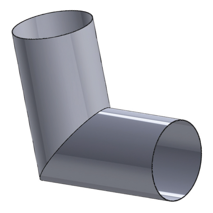 Fielders 75mm Zinc Round Downpipe Shoe