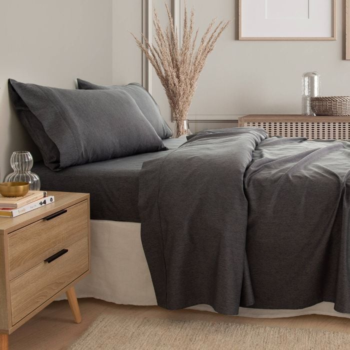 Royal Comfort 3000 Thread Count Bamboo Cooling Sheet Set Charcoal King