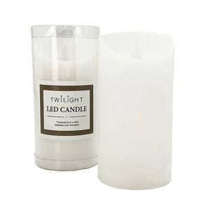 Twilight LED Pillar Candle 7.5x15cm