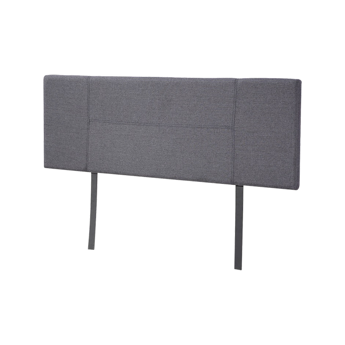 Linen Fabric Queen Bed Headboard Bedhead - Grey