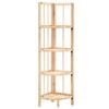 vidaXL Corner Shelf Cedar Wood Folding Storage Display Rack Home Organiser