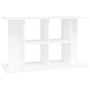 vidaXL Aquarium Stand Fish Tank Cabinet Base Living Room White Composite Wood