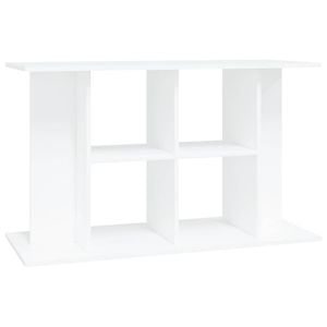 vidaXL Aquarium Stand Fish Tank Cabinet Base Living Room White Composite Wood