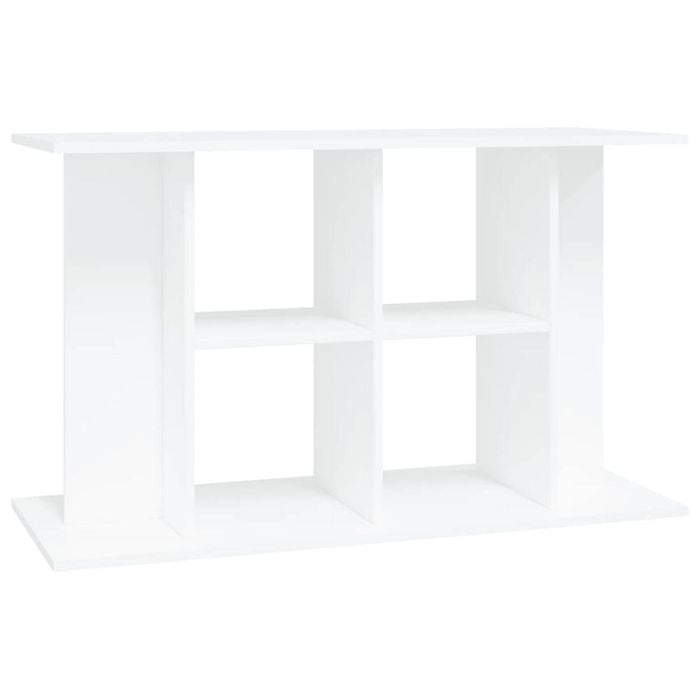 vidaXL Aquarium Stand Fish Tank Cabinet Base Living Room White Composite Wood