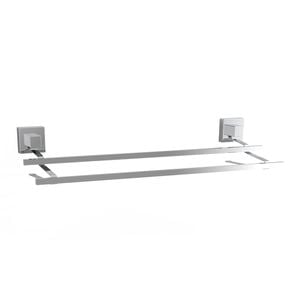 Fusion-Loc 60cm 26kg Stainless Steel Double Towel Rail
