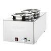 Apuro Bain-marie With Round Pots 2x 5.2ltr - Portable Bain Maries (ft695-a)