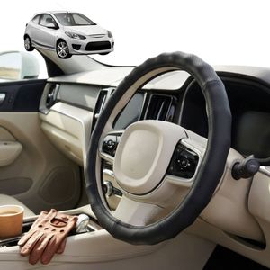 Australian Goose Steering Wheel Cover for Mazda 2 2007 - 2014 (DE) Circle Black