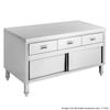 Modular Systems Bench Cabinet With 3 Drawers & Doors SKTD6-1200
