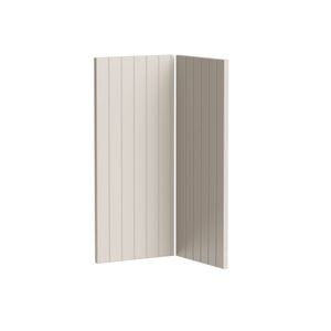 Kaboodle Cremasala V-Groove Corner Base Cabinet Doors - 2 Pack