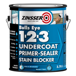 Zinsser 3.78L White Bulls Eye Primer Undercoat Sealer And Stain Blocker