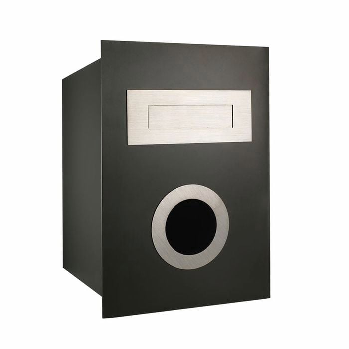Sandleford Woodland Grey Ned Kelly Fence Mounted Letterbox