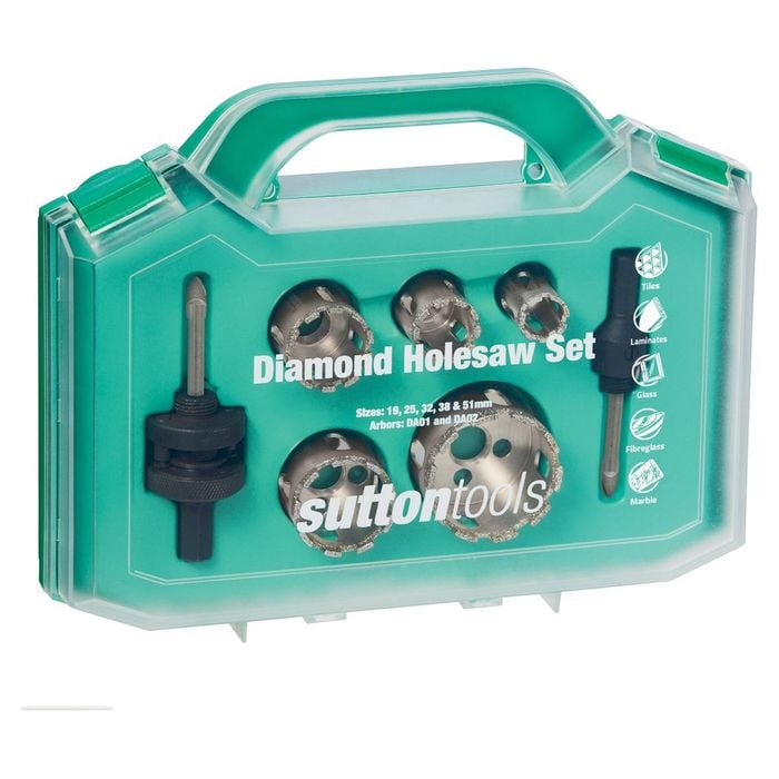 Sutton Tools Diamond Segment Holesaw Set - 7 Pack