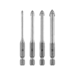 Ryobi 4 Piece Glass And Tile Drill Bit Set
