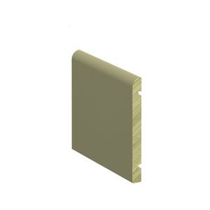 190 x 18mm 2.7m H3 Primed FJ Pine Bullnose Fascia