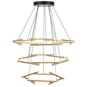 Telbix Tarson Contemporary Pendant Hanging Lamp Light Metal Silicon Black Gold Matte