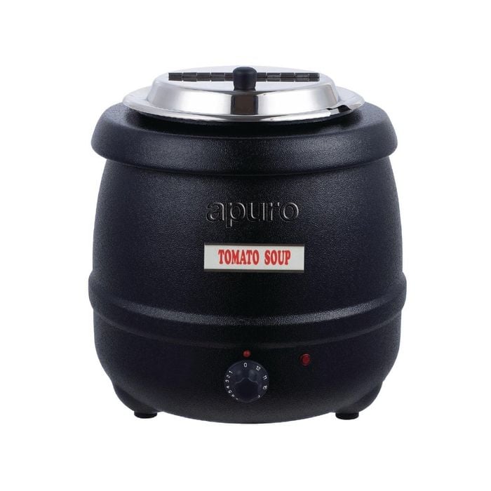Apuro Black Soup Kettle 10Ltr