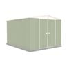 Absco Sheds 3.00mW x 3.66mD x 2.30mH Pale Eucalypt Double Door Highlander Garden Shed 