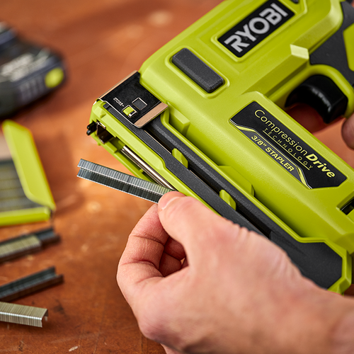 Ryobi one staple gun sale