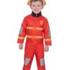 Fire Fighter Boys Red Occupation Costume - 3-5