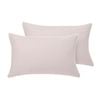 Accessorize Bedroom Collection Hotel White/Natural Deluxe Cotton Piped Pair of  Pillowcases