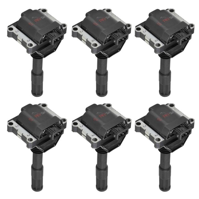 Set of 6 SWAN Ignition Coils for Alfa Romeo Spider (916) 2001-2005 3.0L 3.2L