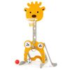 Costway Basketball Hoop 4in1 Kid Activity Soccer Goal Golf Toss-Yellow
