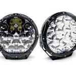 Cosmoblaze 9" Driving Lights Genuine LED Pair Round Spot 1LUX 1600M 4x4 Truck Off Road SUV IP68 Waterproof