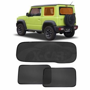 Window Sun Shades for Suzuki Jimny 3-Door 2018-Onwards Rear Windscreen Shade Blind Mesh