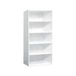 Lugna 1535 x 600 x 380mm White 4 Shelf Robe Insert