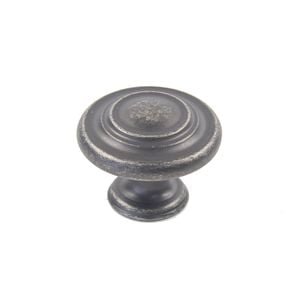 Sylvan Seldon Cabinet Knob  32x25mm Pewter