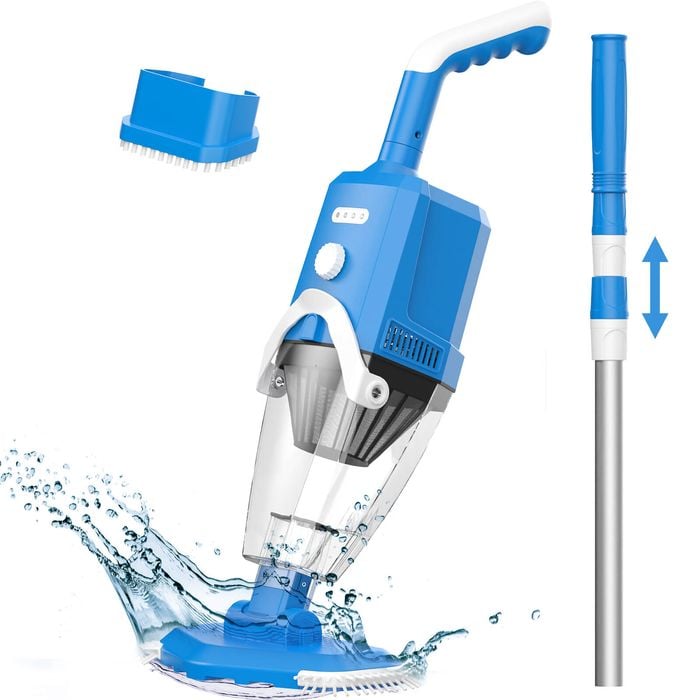 Advwin Cordless Pool Vacuum Cleaner with Telescopic Pole