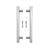 Rolltrak 400mm Stainless Steel Barn Door Round Double Pull Handle