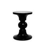 Rayell Braque 39cm Mango Wood Timber Side Table Decor - Black