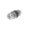 Lockwood Satin Stainless Steel Symmetry Manor Entrance Knobset