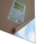 Suntuf 900 x 600 x 3mm Silver Flat Acrylic Mirror Sheet