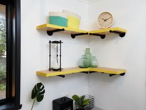 DIY Step Image - D.I.Y. corner shelves . Blob storage upload.