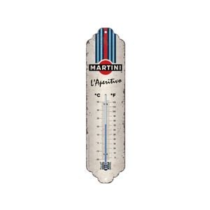 Nostalgic-Art Thermometer Martini - L'Aperitivo Racing Stripes