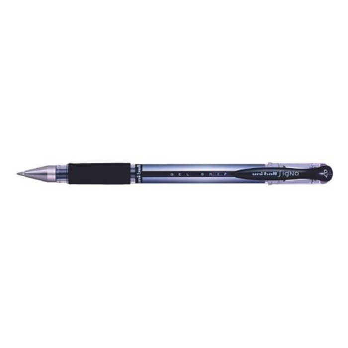 Uni-Ball Signo Gel Grip Gel Pen Fine (Box of 12) (Black)