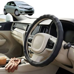 Australian Goose Steering Wheel Cover for Toyota Yaris 2011 - 2020 (XP90, XP130) Circle Black