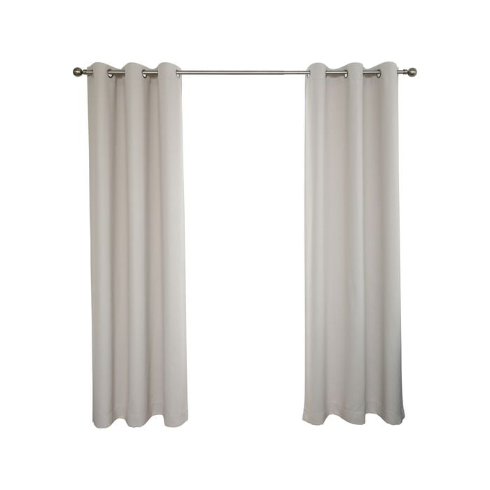 Windoware 120 x 223cm Doeskin Aspen Eyelet Room Darkening Curtain - 1 Pack