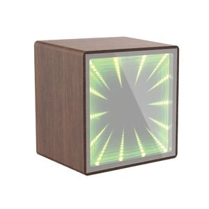 Laser Bluetooth Speaker Infinity Light (Wood)