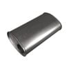 Redback 3" Performance Muffler Offset/centre - 10" X 4" Oval, 14" Long, Aluminised Steel